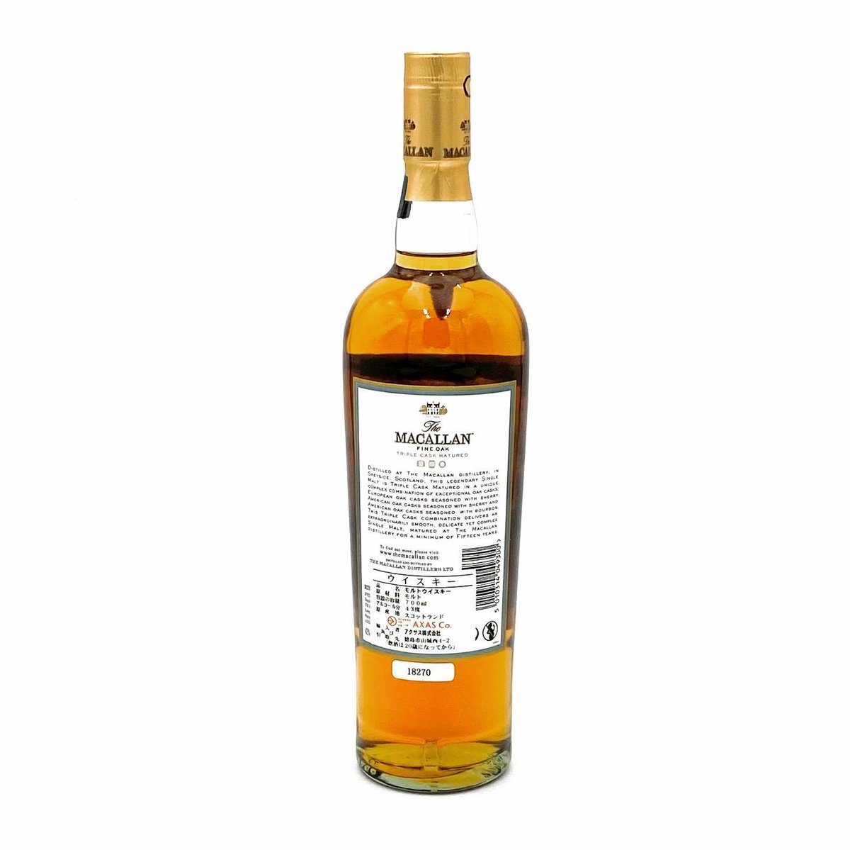 マッカラン 15年 ファインオーク 43度 700ml 箱付き | ACE OF SPADES マッカラン 15年 ファインオーク 43度 700ml 箱付き | ACE OF SPADES