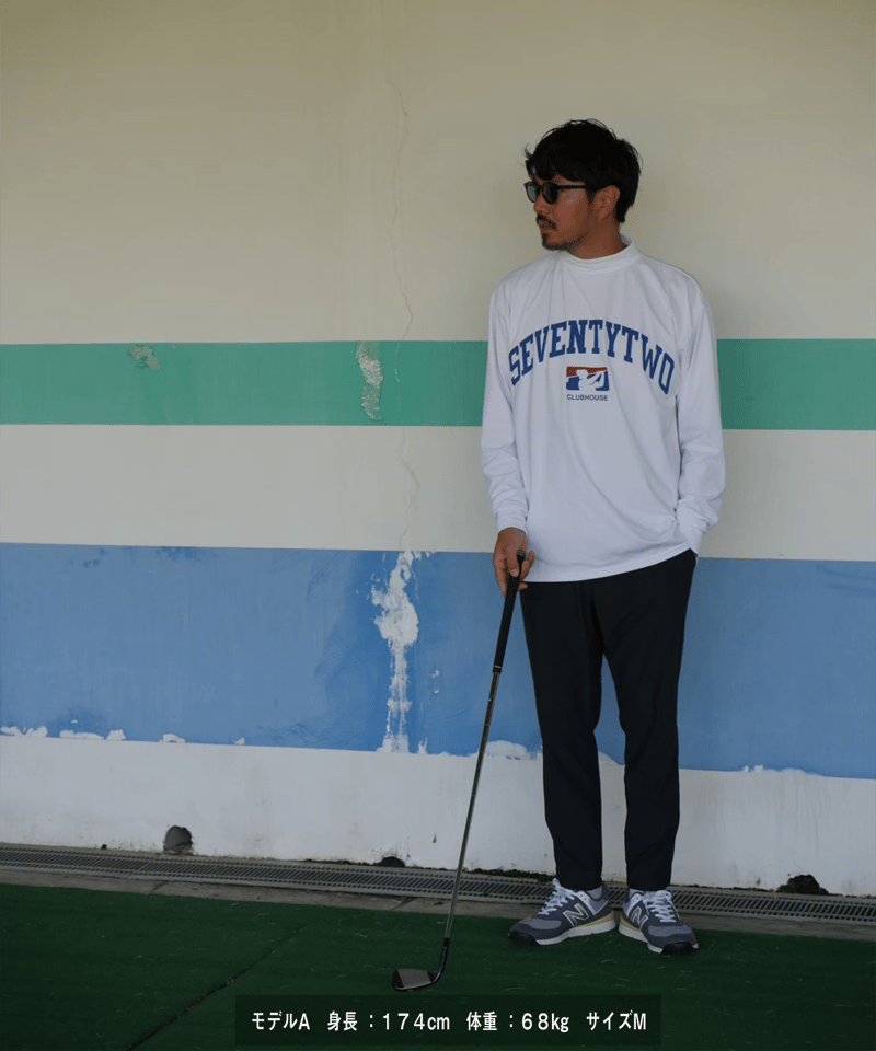 STCH ORIGINAL【mock neck long sleeve golf man L/