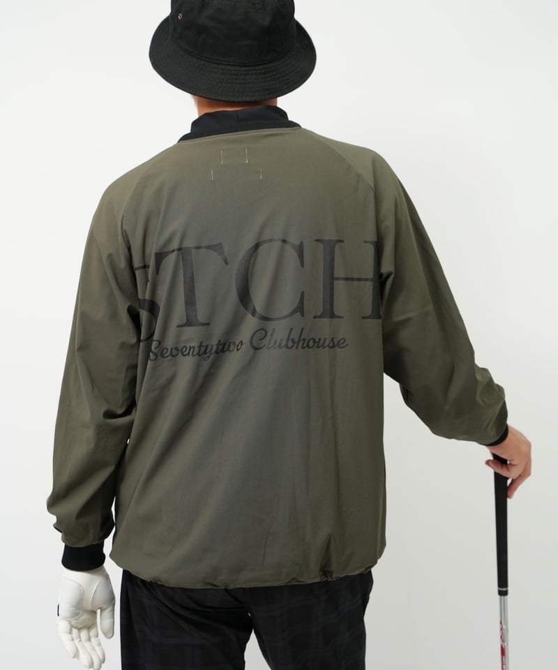 melple×STCH 【Tomcat V-neck pullover olive（トムキャッ