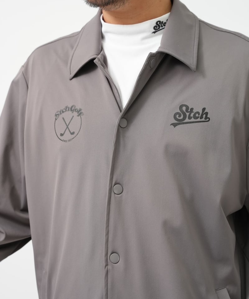 STCH オリジナル　コーチジャケット　パンツ　セットアップ　グレー　サイズL STCH ORIGINAL【Coach jacket-gray】 | 【公式】STCH ゴルフ
