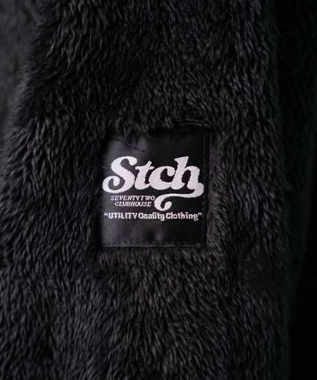 🔴10月29日予約販売スタート STCH ORIGINAL【Boa fleece hoodie -black】