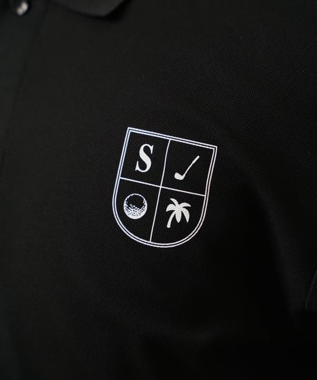 STCH ORIGINAL【STCH LOGO POLO-black】