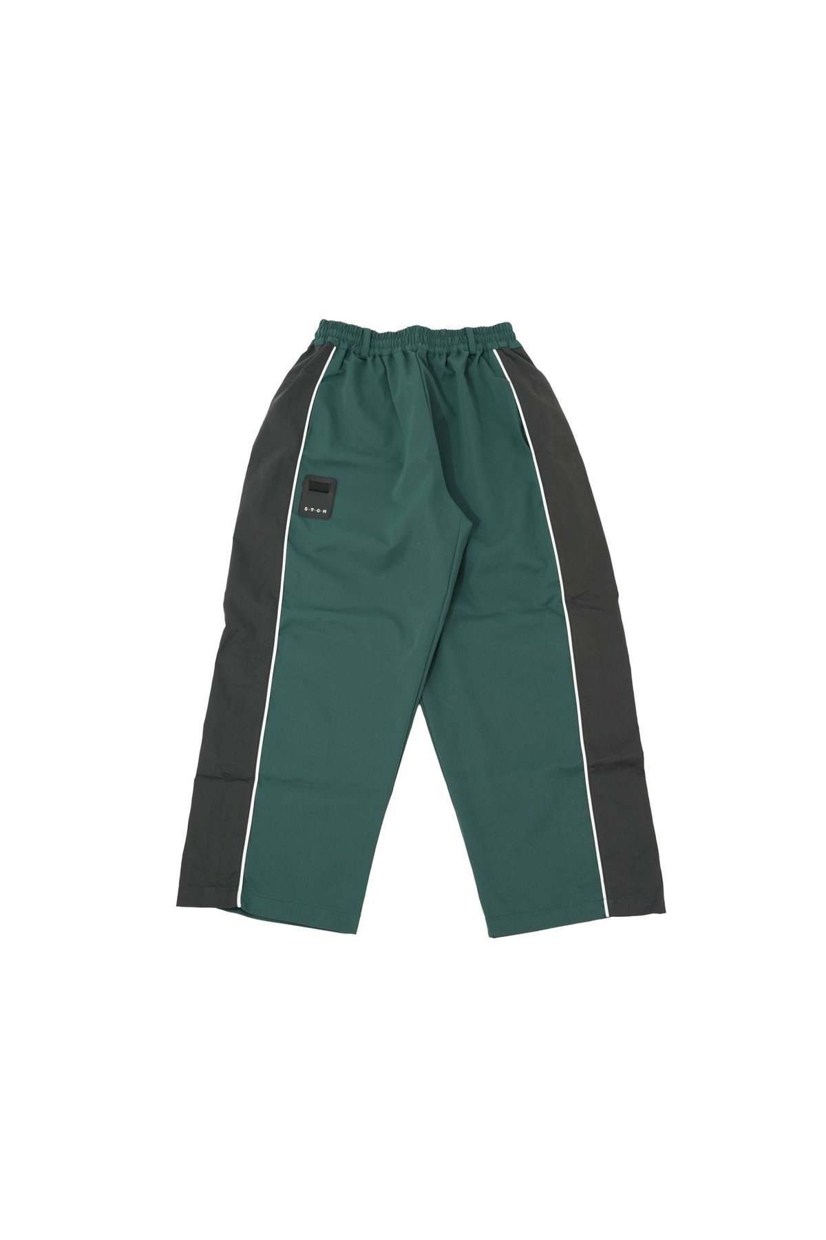 ANTIQUAGOLF×STCH】 color matching pants-green |