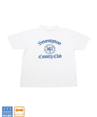 STCH ORIGINAL 【mock neck STCH COUNTRYCLUB-white×blue】