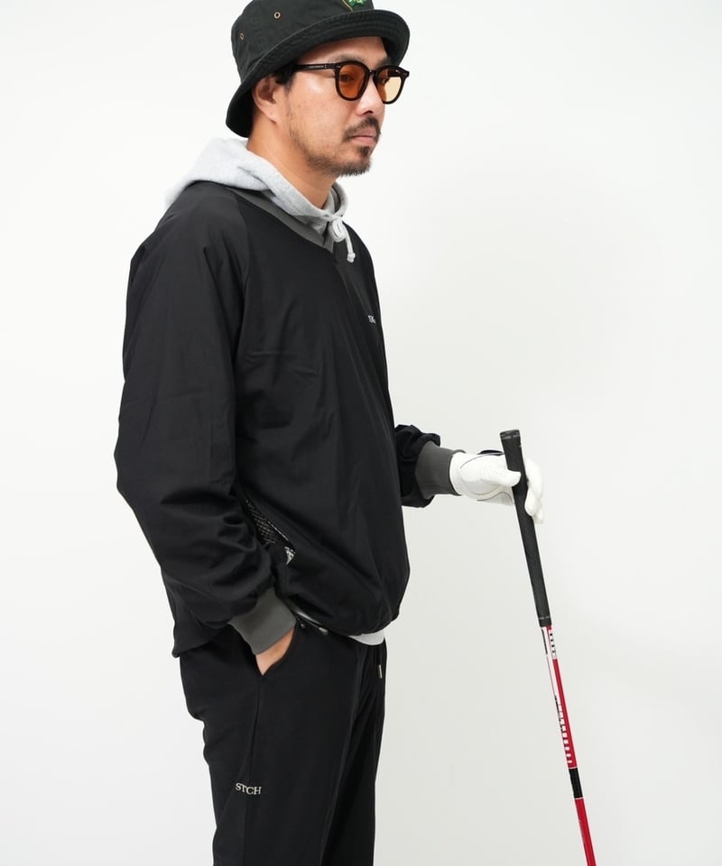 melple×STCH 【Tomcat V-neck pullover black（トムキャッ
