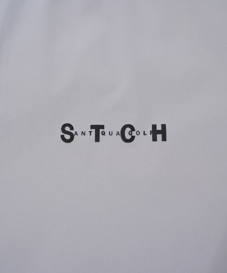 【ANTIQUAGOLF×STCH】UNISEX（ユニセックス）ribbed coler tops-gray