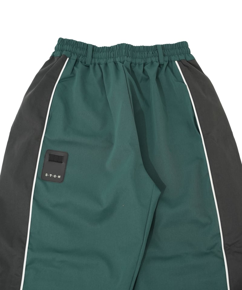 ANTIQUAGOLF×STCH】 color matching pants-green |