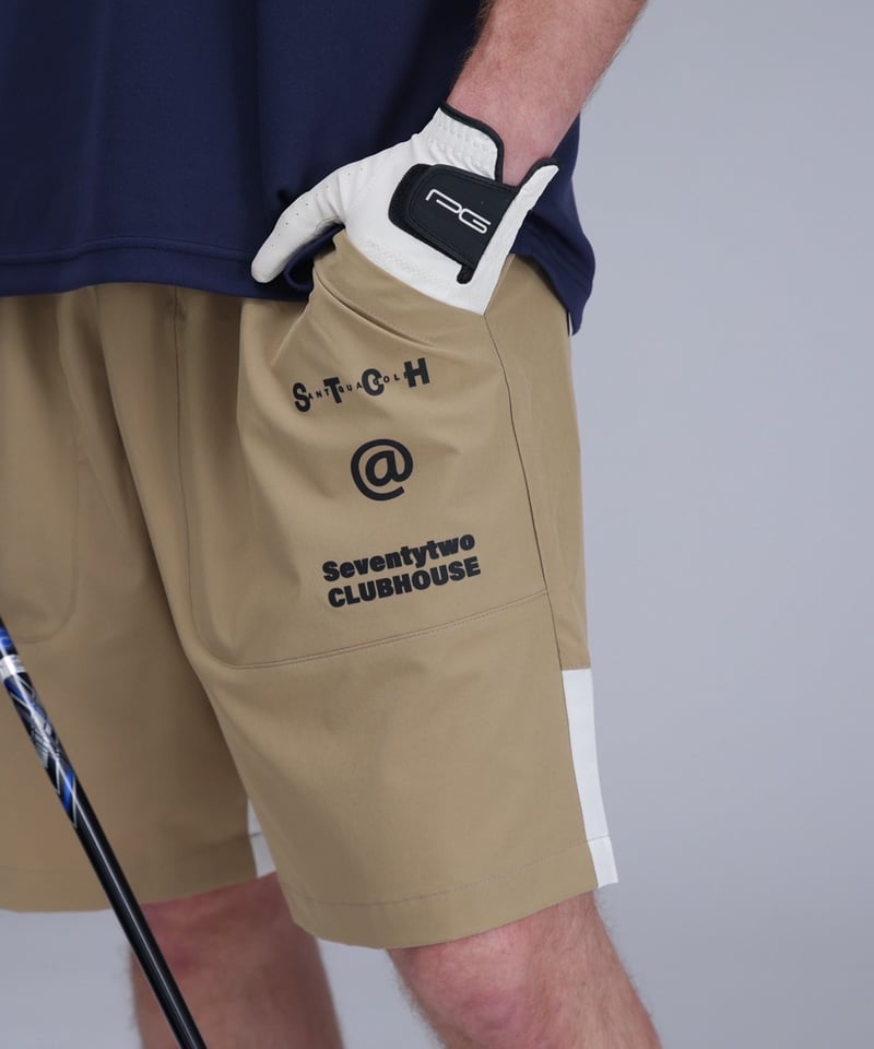 ANTIQUAGOLF×STCH】UNISEX(ユニセックス)logo halfpants-