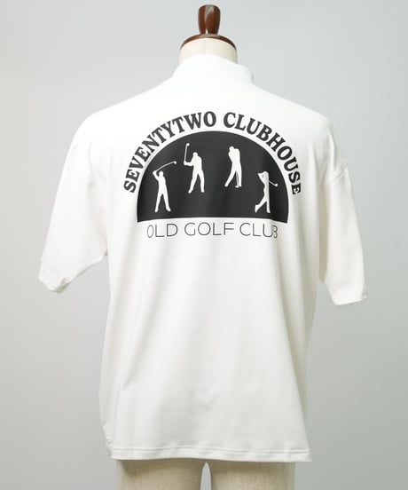 STCH ORIGINAL【OLD GOLF CLUB MOCK NECK-White】