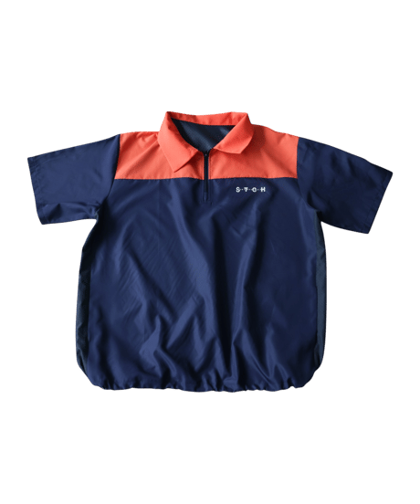 【ANTIQUA GOLF×STCH】Colored Tech Tops-navy