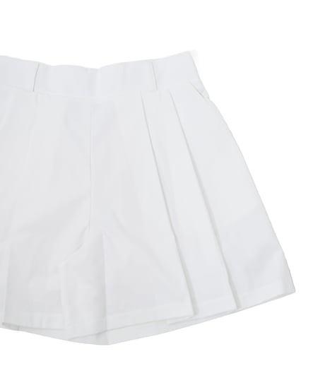 【ANTIQUAGOLF×STCH】LADIES（レディース）A-line half pants white