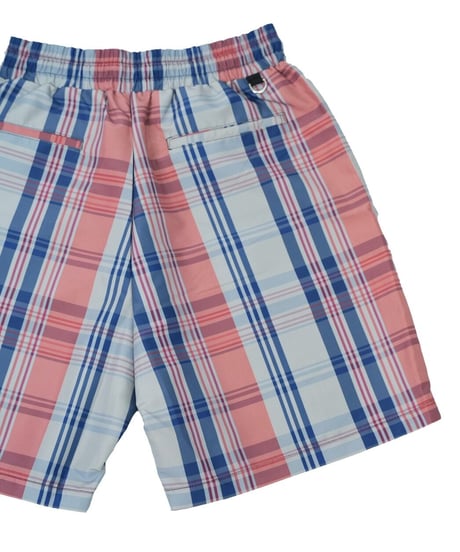 【ANTIQUAGOLF×STCH】UNISEX（ユニセックス）check half pants-red
