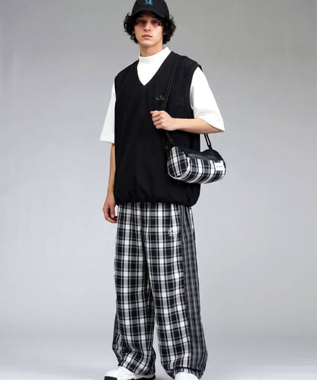 【ANTIQUA GOLF×STCH】Packable Shoulder bag-black