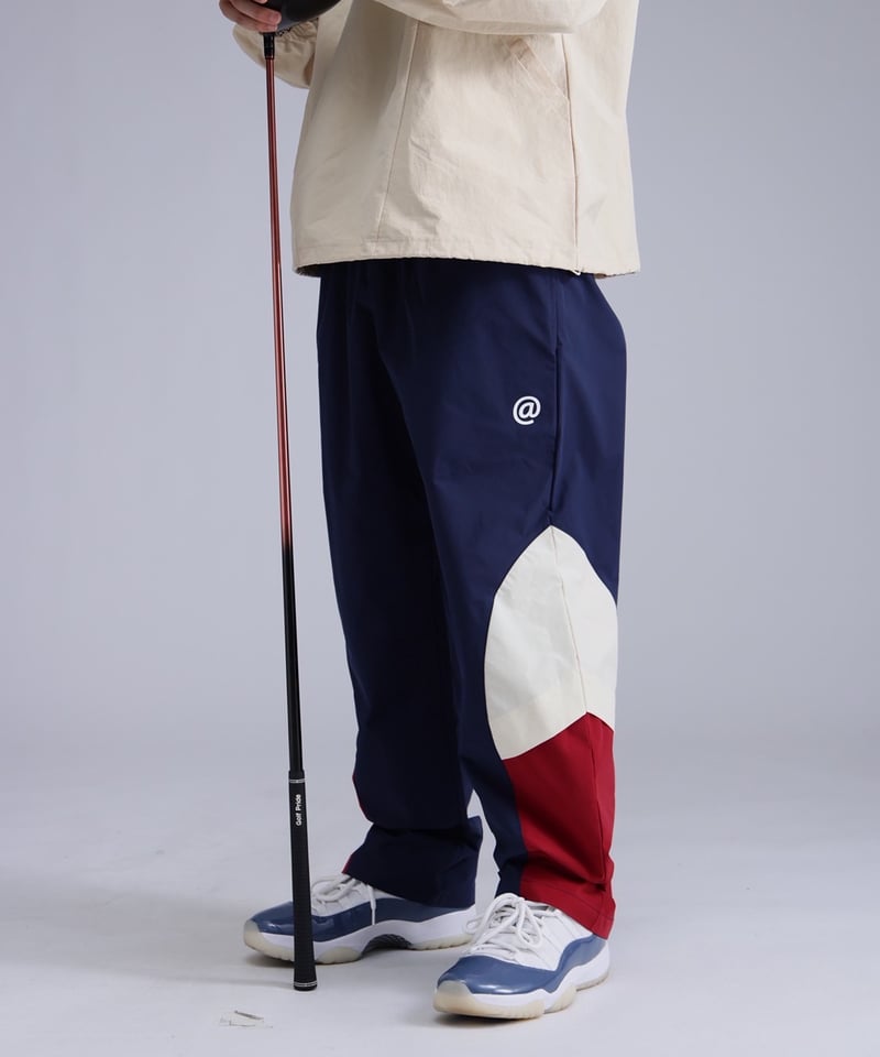 ANTIQUAGOLF×STCH】Color block pants-navy | 【公式】