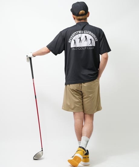 STCH ORIGINAL【OLD GOLF CLUB MOCK NECK-Black】