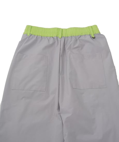 【 ANTIQUAGOLF×STCH 】color combination pants-lightgray