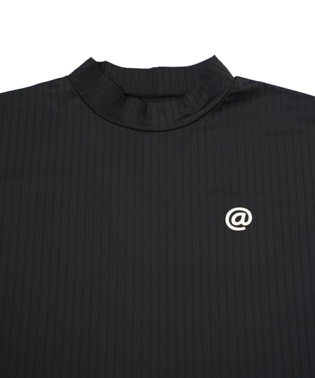 【 ANTIQUAGOLF×STCH 】printed short sleeve tops-black