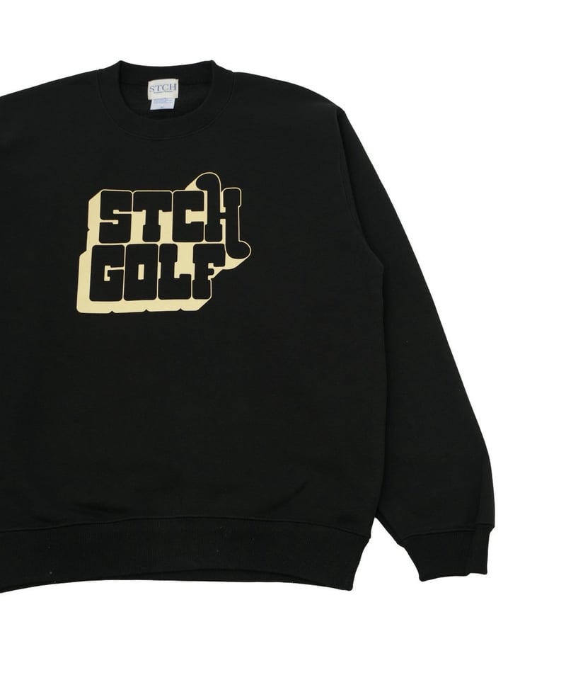 STCH ORIGINAL【STCH GOLF LOGO SWEAT-black】 | 【公式
