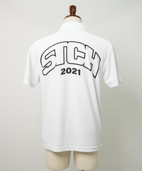 STCH ORIGINAL【STCH LOGO POLO-white】
