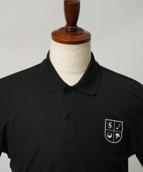 STCH ORIGINAL【STCH LOGO POLO-black】