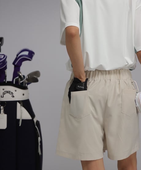 【 ANTIQUAGOLF×STCH 】Pleated Skirt-beige