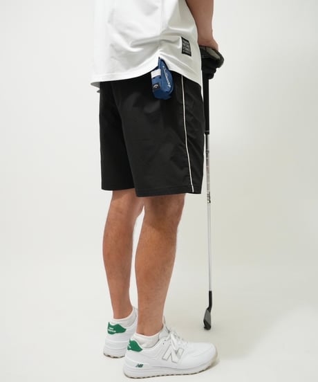 STCH ORIGINAL【piping baseball shorts-black】