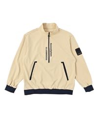 【ANTIQUA GOLF × STCH】Logo Half-Zip-beige