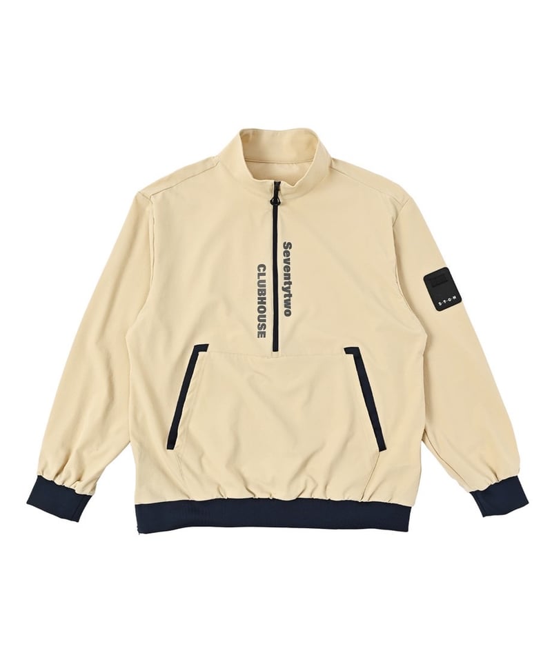 ANTIQUA GOLF × STCH】Logo Half-Zip-beige | 【公式】