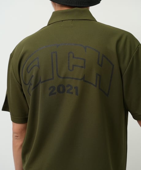 STCH ORIGINAL【STCH LOGO POLO-khaki】