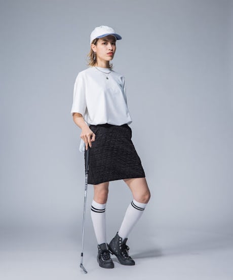 【ANTIQUAGOLF×STCH】LADIES（レディース）quilting skirt