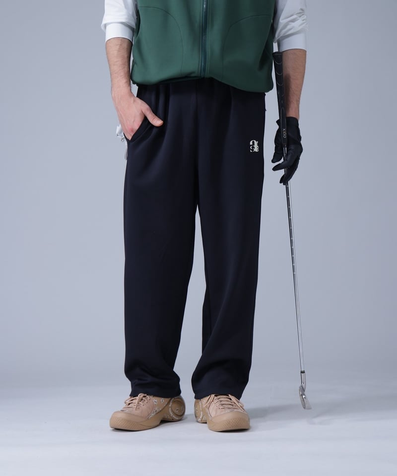 ANTIQUAGOLF×STCH】zip pocket pants-black | 【公式】
