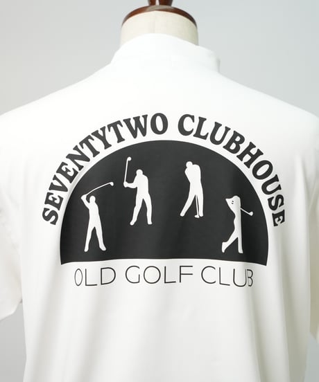STCH ORIGINAL【OLD GOLF CLUB MOCK NECK-White】