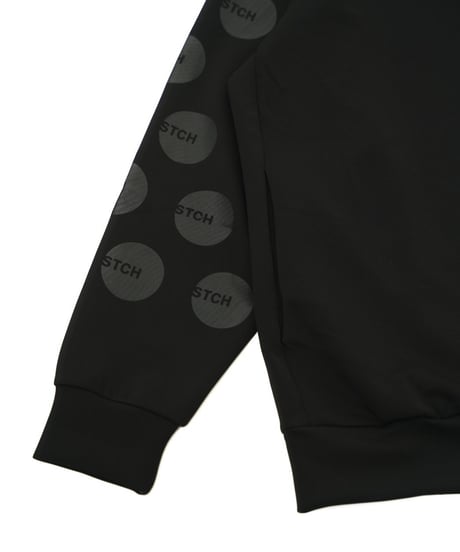 【ANTIQUAGOLF×STCH】UNISEX（ユニセックス）dot design tops-black