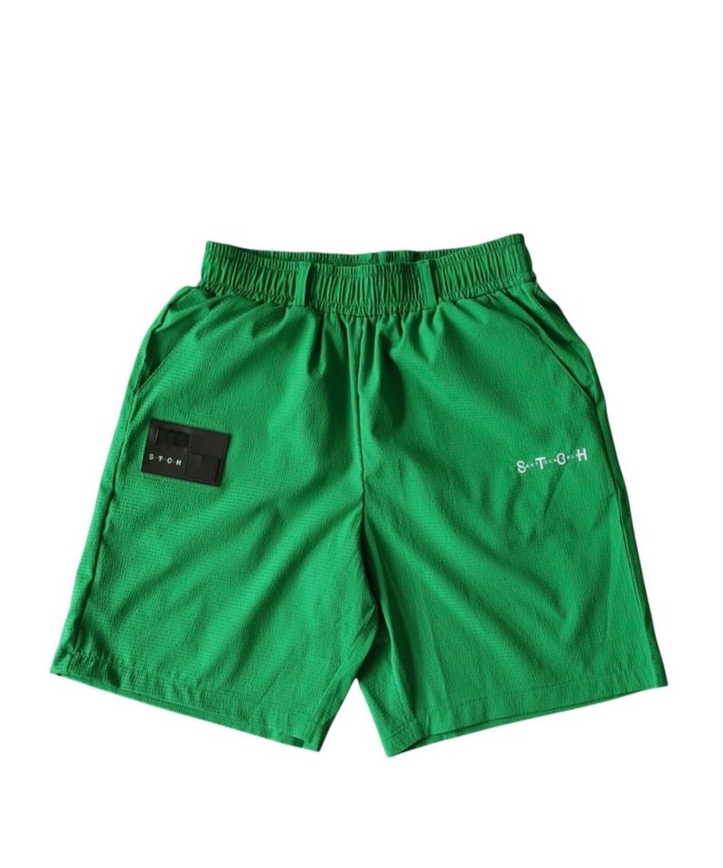 ANTIQUA GOLF×STCH】Seersucker HalfPants-green |