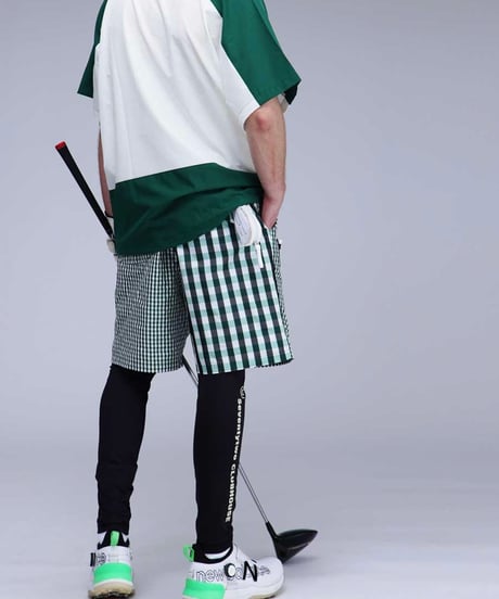 【ANTIQUAGOLF×STCH】UNISEX(ユニセックス)colored tech halfsleeve-green