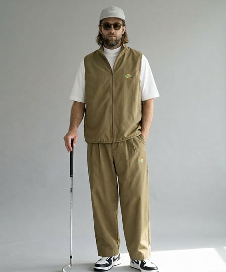 STCH ORIGINAL【Old circle logo vest -beige】