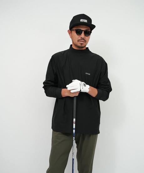 STCH ORIGINAL 【mockneck long sleeve golkees L/S-black】