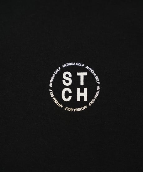 【 ANTIQUAGOLF×STCH 】petal sleeve tops-black
