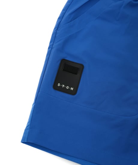 【ANTIQUAGOLF×STCH】UNISEX（ユニセックス）logo half pants-blue