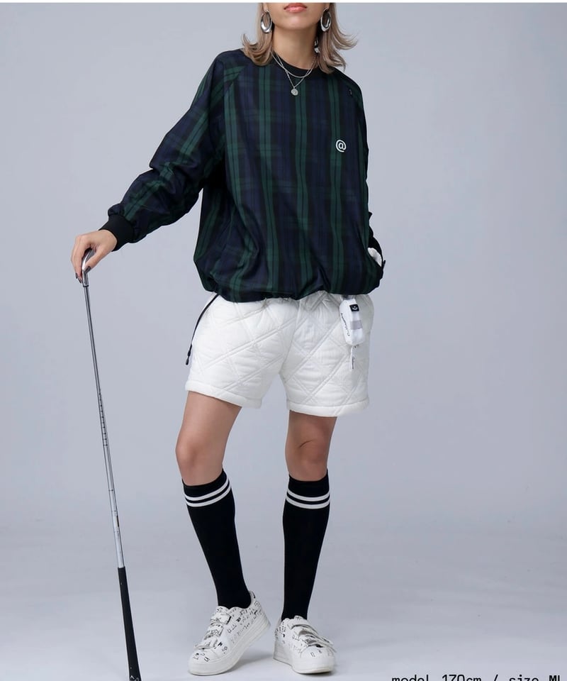 T-MAC ゴルフパンツ ホワイト/ブラック サイズ４８　未使用 新品】TEE OFF ゴルフジョガーパンツ Mサイズ ホワイト 男女兼用