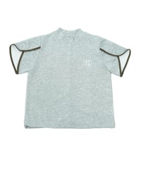 【 ANTIQUAGOLF×STCH 】petal sleeve tops-gray