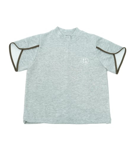 【 ANTIQUAGOLF×STCH 】petal sleeve tops-gray