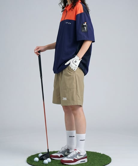 【ANTIQUA GOLF×STCH】Colored Tech Tops-navy