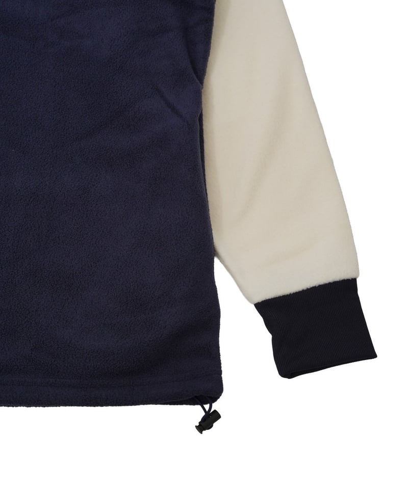 ANTIQUAGOLF×STCH】Color Block Fleece Pullover-n