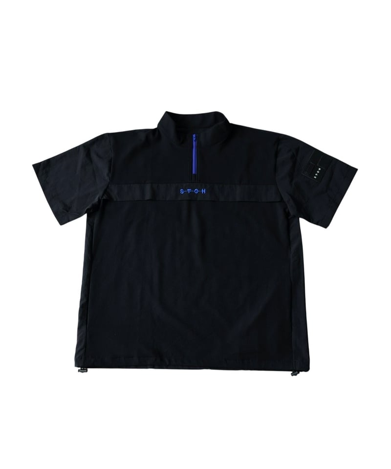 ANTIQUA GOLF×STCH】Half-Zip pullover-black | 【公