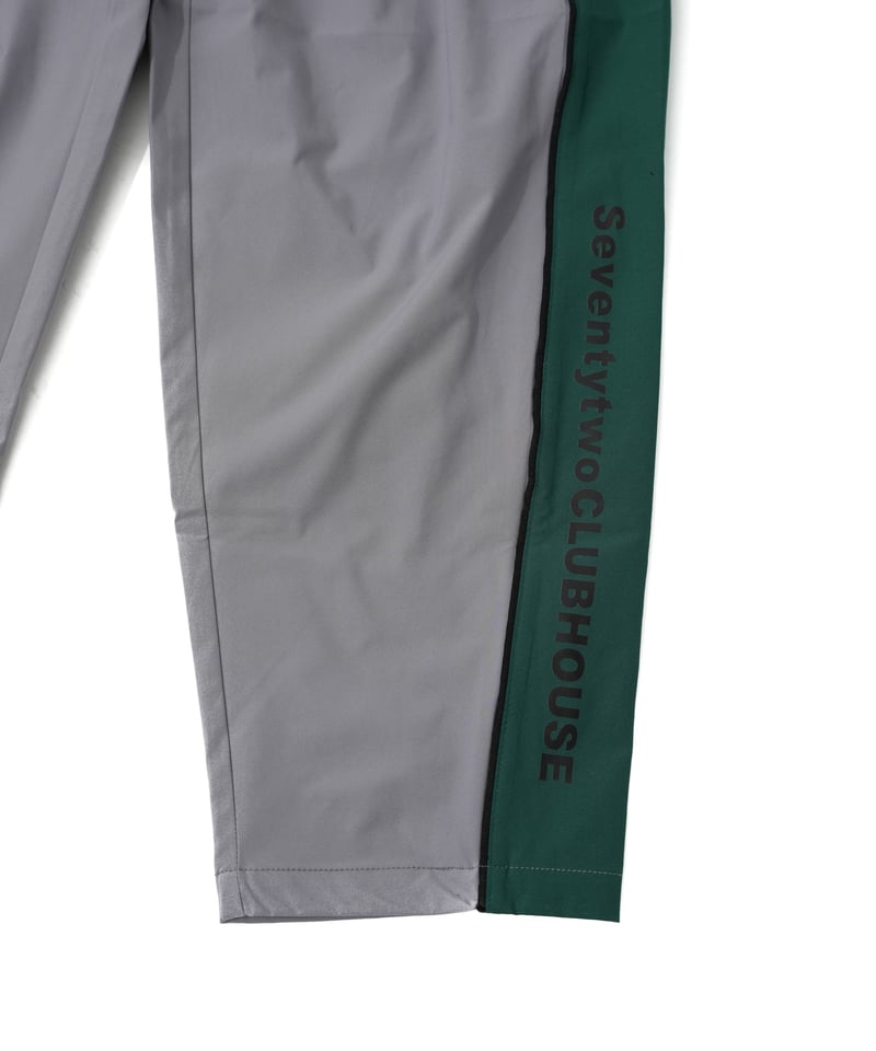 新品★STCH (XL) fabric サークルロゴパンツ gray×navy 新品☆STCH (XL) fabric サークルロゴパンツ gray×navy - メルカリ