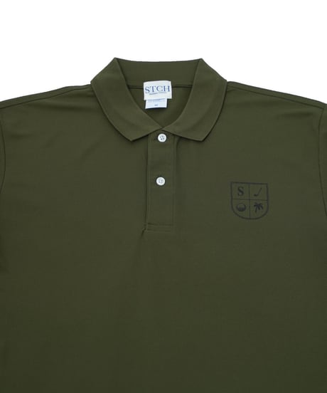 STCH ORIGINAL【STCH LOGO POLO-khaki】