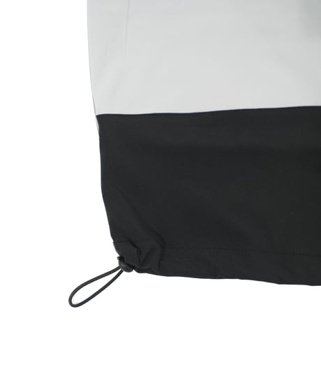 【ANTIQUAGOLF×STCH】UNISEX(ユニセックス)colored tech halfsleeve-black