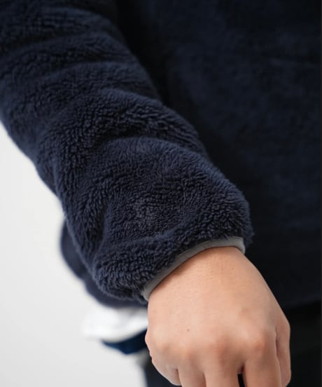 🔴10月29日予約販売スタート  STCH ORIGINAL【Boa fleece hoodie -navy】