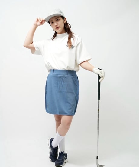 STCH ORIGINAL【OLD GOLF CLUB MOCK NECK-White】